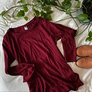 Warm & Cozy Red Long Sleeve Sweater
